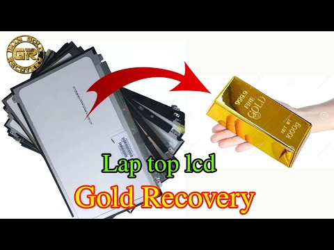 Видео: Восстановление золота с ЖК-экрана ноутбука. Восстановление золота .100 круговой топ (часть8)