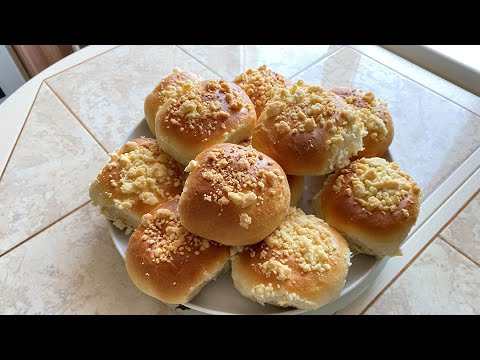 Видео: Самые вкусные, воздушные булочки с сахарной крошкой. Легко и просто.