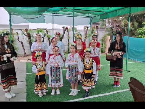 Видео: „Лазарки“ - танц в изпълнение на момичетата от БНУ „Св. Климент Охридски“ - Лимасол, Кипър