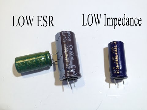 Видео: Low ESR и LOW Impedance конденсаторы.Как их узнать.Для чего они нужны