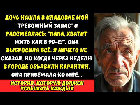 Видео: «Хватит жить как НИЩЕБРОД!» - дочь выбросила мой запас гречки. Но не знала, что скоро начнется…