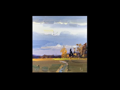 Видео: ОХОТА за этюдами. Осенний пленэр. Мастер-класс. Художник Михаил Анфиногенов