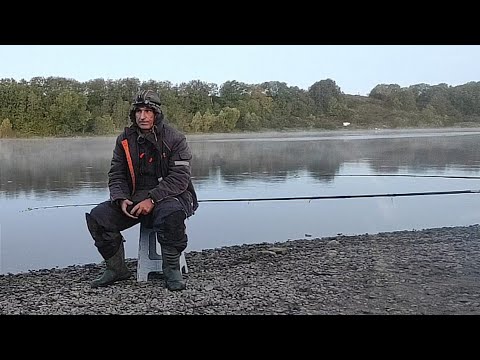 Видео: Закинул Фидер на фарватер.Там бродят Здоровенные Лещи. Ловля Леща осенью на дальних дистанциях.