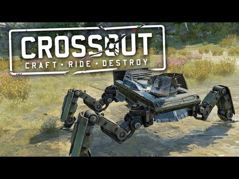 Видео: ОБЗОР МОЩНОЙ МАШИНЫ ПАУКА В CROSSOUT