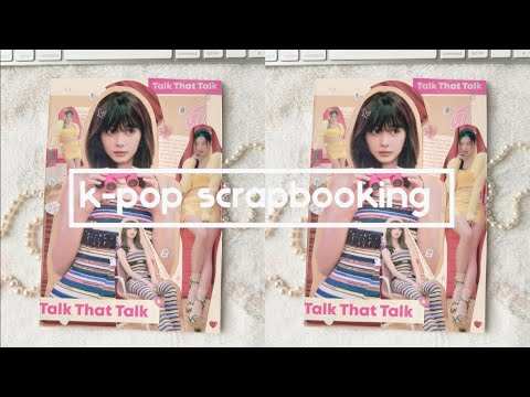 Видео: k-pop scrapbooking with twice / коллаж / julxil