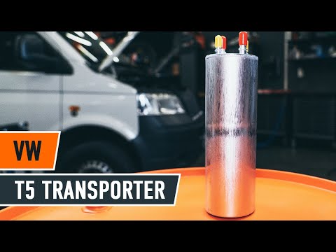 Видео: Cоmo cambiar filtro de combustible VW T5 TRANSPORTER Furgon [VÍDEO TUTORIAL DE AUTODOC]