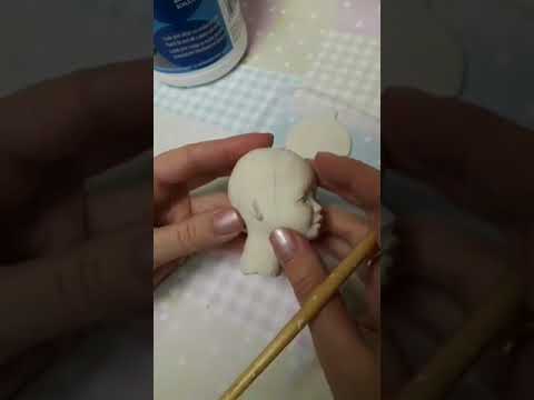 Видео: Кукла из флюмо. Часть 1. Отливка.