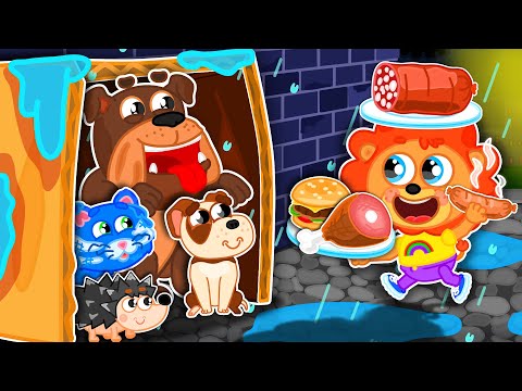 Видео: Маша и Леопольд. Питомцы в коробке - Мультик для детей - Lion Family на русском