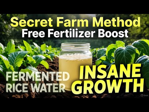 Видео: Этот БЕСПЛАТНЫЙ лайфхак с ферментированной рисовой водой стимулирует рост растений | JADAM/Секрет...