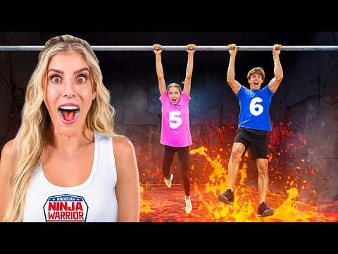 Видео: Турнир NINJA WARRIOR для девочек и мальчиков в возрасте 1-18 лет