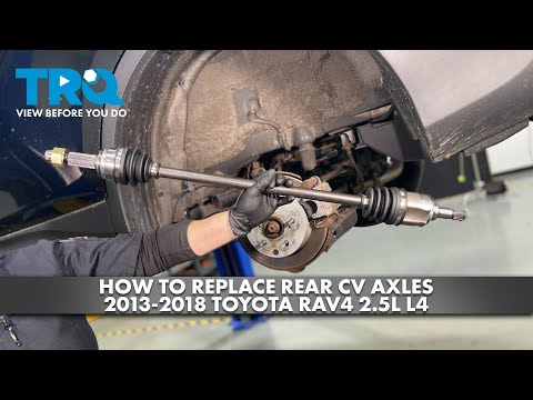 Видео: Как заменить задние карданные валы на Toyota RAV4 2.5L L4 2013-2018