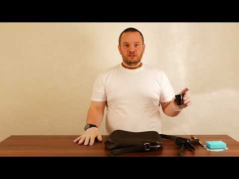 Видео: Восстановление сумки. Покраска кожи.