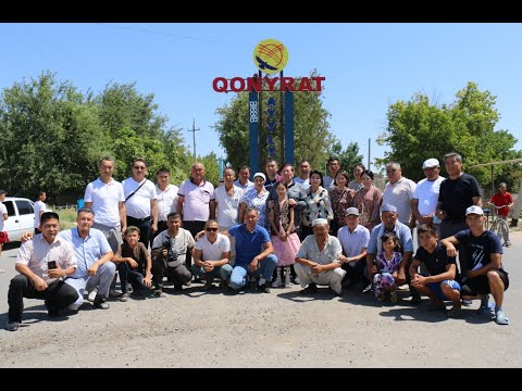 Видео: Мұхтар Шахановтың 80 ж. орай Мақтаарал ауданы, Атакент қалашағына қарасты Қоңырат ауылына келуі.