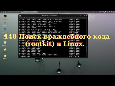 Видео: 140 Поиск враждебного кода (rootkit) в Linux.