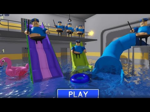 Видео: Побег из тюрьмы Water Barry | Roblox Obby #roblox #scaryobby #obby