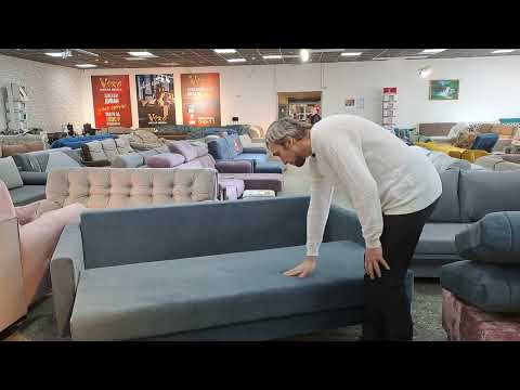 Видео: "Лайт" диван на высоких металлических ножках