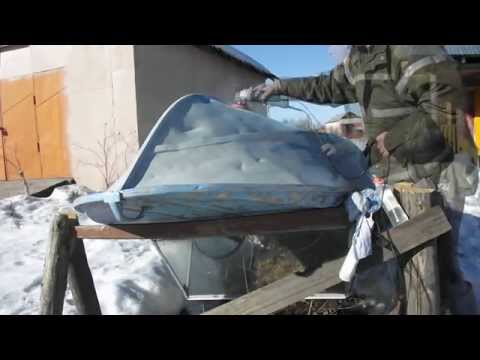 Видео: покраска алюминиевой лодки