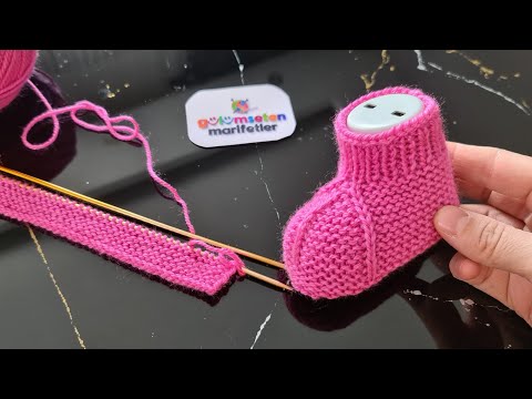 Видео: Изготовление модели носка пинеток трехрядной вязки