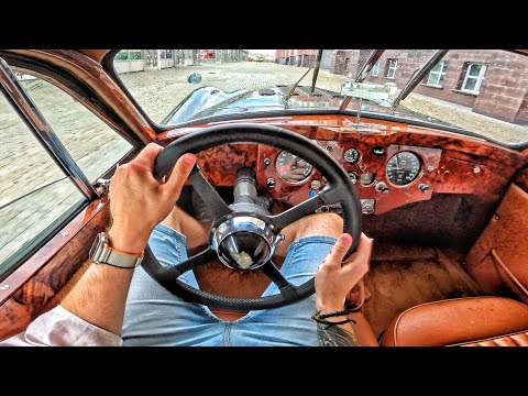 Видео: 1953 Jaguar XK120 3.4 MT - ТЕСТ-ДРАЙВ ОТ ПЕРВОГО ЛИЦА