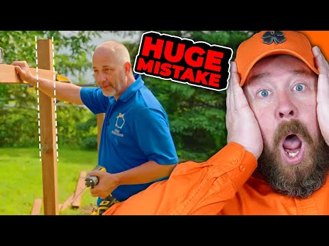 Видео: ПОЖАЛУЙСТА, не стройте забор таким образом! - Fence Pro Reacts