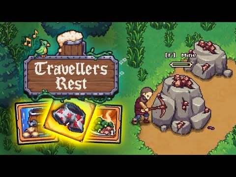 Видео: Travellers Rest  - СИМУЛЯТОР ТАВЕРНЫ В СРЕДНЕВЕКОВЬЕ. Прохождение Travellers Rest патч с городом