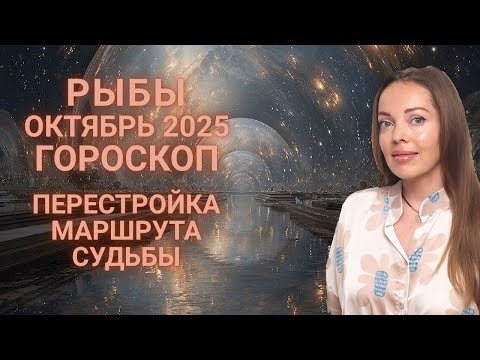 Видео: Рыбы - гороскоп на октябрь 2025 года. Перестройка маршрута Судьбы