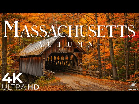 Видео: Массачусетс осенью 4K UHD 🍁 Улицы Бостона, холмы Беркшира и берега Кейп-Кода в осеннем золоте