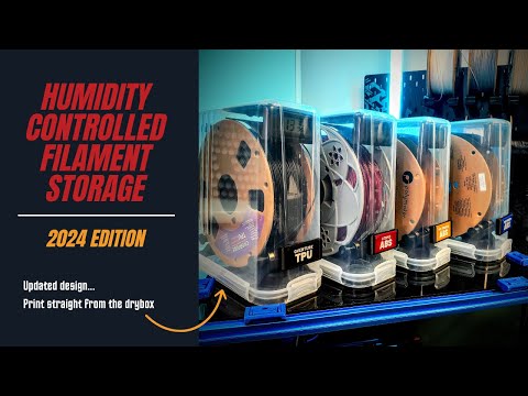 Видео: Система сухого хранения нитей для 3D-принтеров, обновленная для 2024 года и лучшая, чем когда-либо!