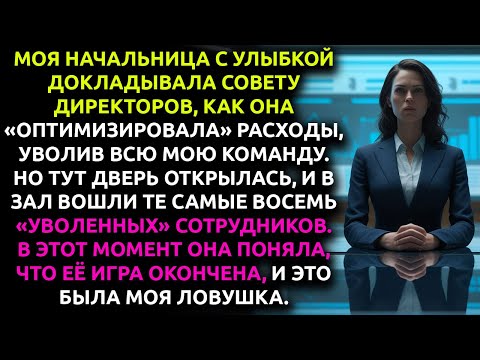 Видео: Новая начальница приказала мне УВОЛИТЬ всю команду — но она не знала, на что я способна.