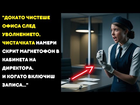 Видео: След като е уволнена, чистачката намира звукозаписна компания, скрита в офиса на шефа. КОГАТО ГО..