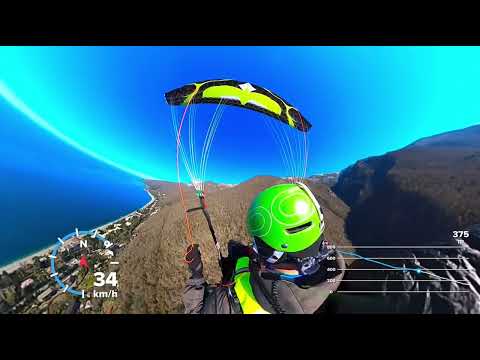 Видео: ОДНОСЛОЙНЫЙ ПАРАПЛАН ОРЛАН. ПЕРВЫЙ ПОЛЁТ В АБХАЗИИ