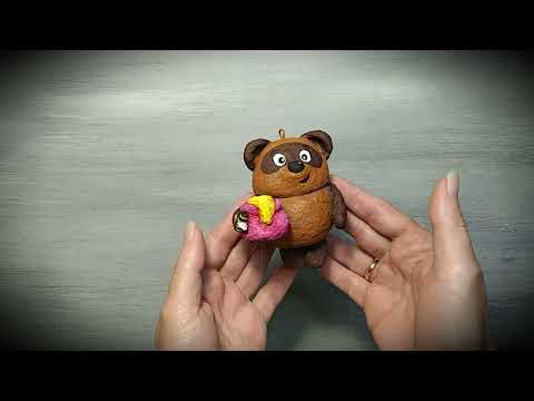 Видео: МК Винни - Пух из ваты / Ватная игрушка / DIY Winnie the Pooh