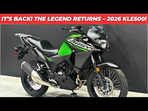 Видео: Kawasaki KLE500 2026 года: 10 вещей, которые вам нужно знать