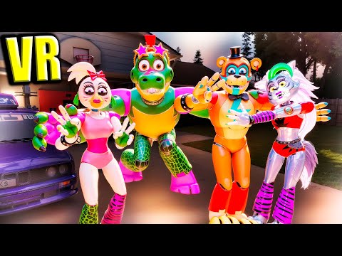Видео: Мы с Гига Монти и Чикой подарили дом Рокси и Фредди в VRChat FNAF COOP ВРчат