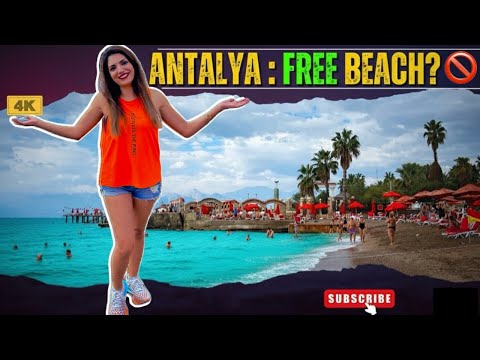 Видео: Пляж Лара, Анталия 🇹🇷 | Кинематографическая прогулка 4K + Звуки океана | Почему этот пляж особенный