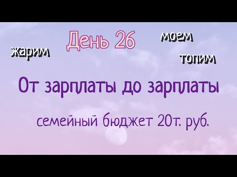 Видео: От зарплаты до зарплаты//день26