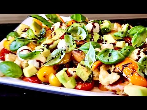 Видео: "ПАНЦАНЭЛЛА" самый вкусный Итальянский Хлебный Салат с помидорками