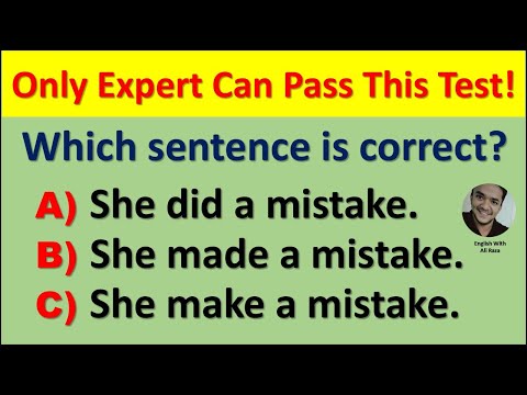 Видео: 50 тестов по грамматике американского английского: только эксперт может пройти этот тест по грамм...