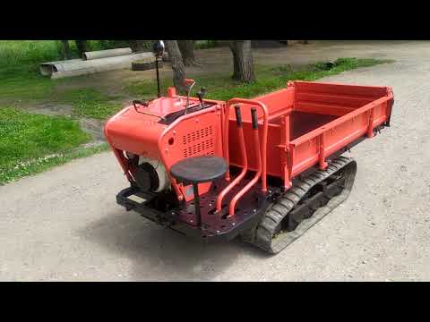 Видео: Гусеничный мини самосвал Yanmar