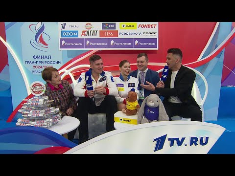 Видео: "Мы узнали, что на наши соревнования солдаут". Анастасия Мишина и Александр Галлямов о прокате