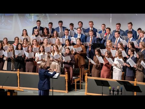 Видео: Пение «Я с тобой» - Молодёжный Хор