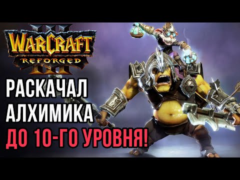 Видео: РАСКАЧАЛ СОЛО АЛХИМИКА ДО 10-ГО УРОВНЯ: Fast (Orc) vs Hitman (Hum) Warcraft 3 Reforged