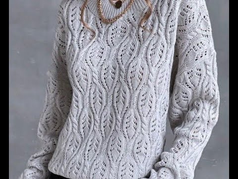 Видео: Современные узоры для любимых вязаных изделий. Схемы.
