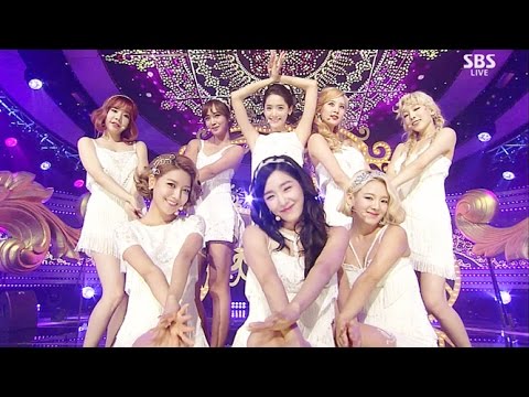 Видео: Girls 'Generation - Lion Heart @ популярная песня Inkigayo 20150830