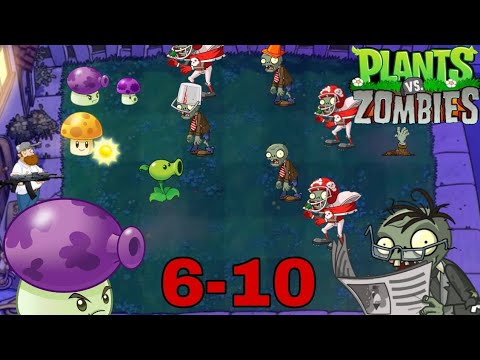 Видео: Прохождение PvZ на ноутбуке уровень 6-10 ночь