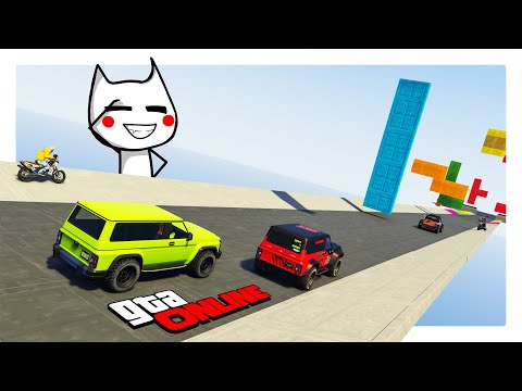 Видео: УЗКАЯ СТЕНКА НА СТЕНКУ С ПРЕПЯТСТВИЯМИ (ГТА 5 ОНЛАЙН, GTA ONLINE)