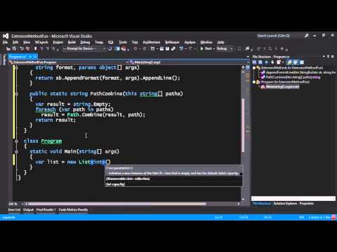 Видео: Паттерны методов расширения C#
