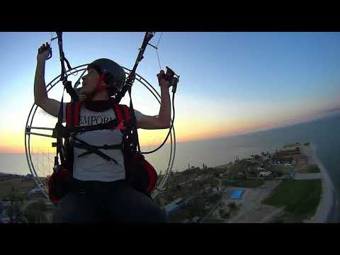 Видео: Павло-Очаковская коса, парамотовечер