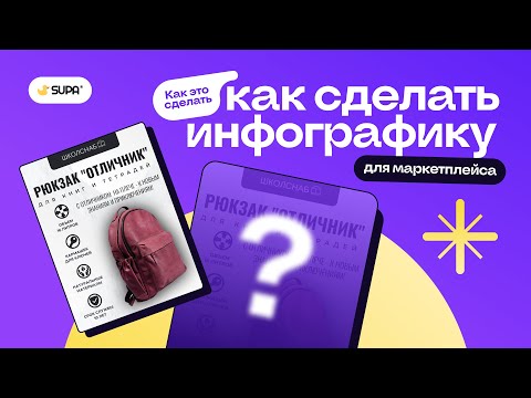 Видео: Как сделать инфографику (карточку товара) для маркетплейса?