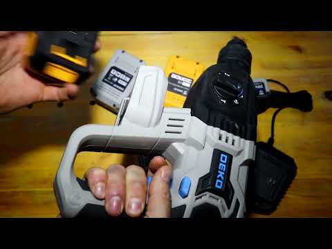 Видео: Перфоратор Pro сери от Deko DKCH20FU-Li аккумуляторный
